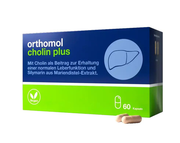 Orthomol Choline Plus Supplement: 60 Capsules
