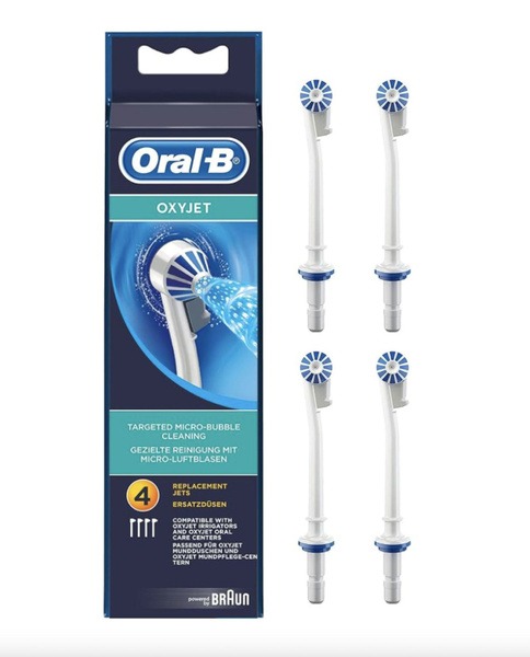 Oral-B OxyJet Irrigator Tips - 4 Pack