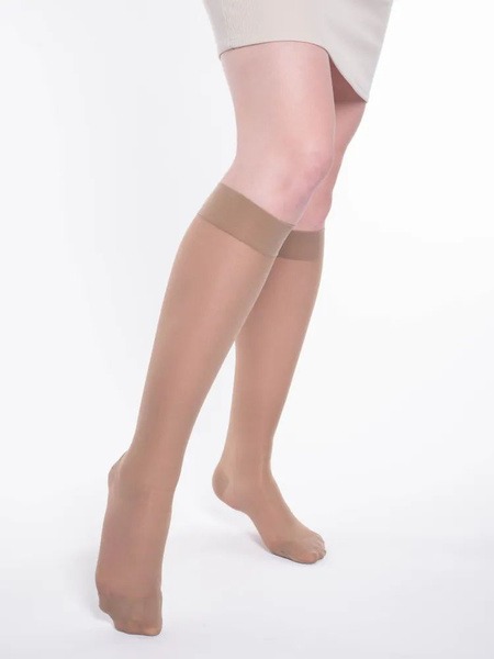 Beige Compression Socks (0 Compression)