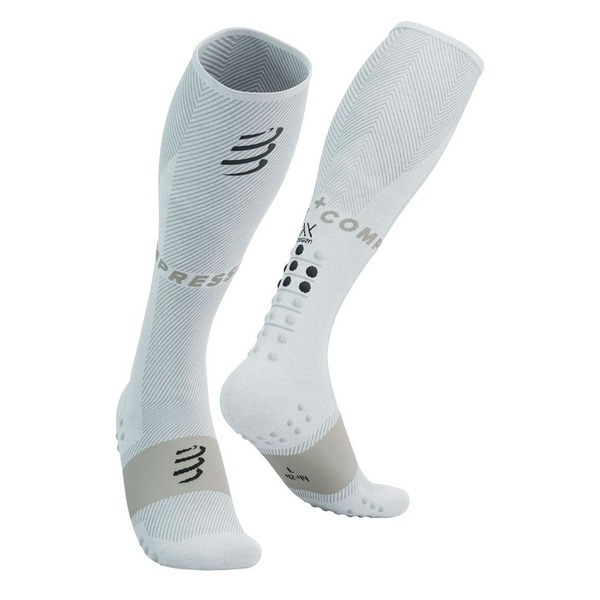 Compressport Full Socks Oxygen (Men's Size L/XL, White)