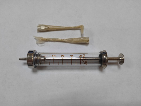 Soviet 5ml Glass Syringe