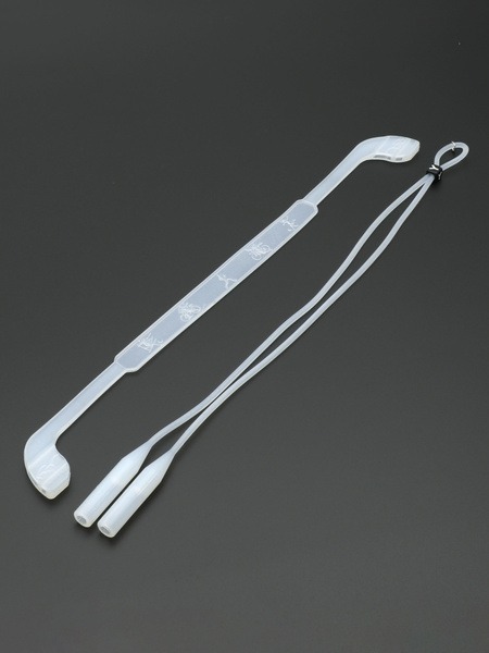 Silicone Eyeglass Retainers (2-Pack, White)