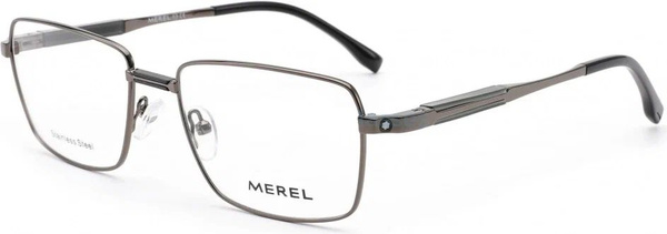 Men's Metal Rectangular Eyeglass Frames MEREL MR 7273 C02