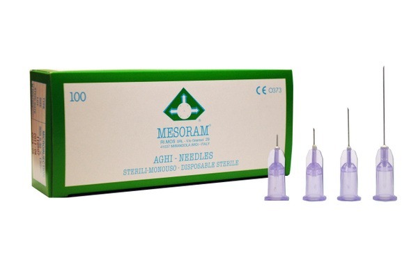 Mesoram 30G Mesotherapy Needles (0.3x4mm, 100 Pack)