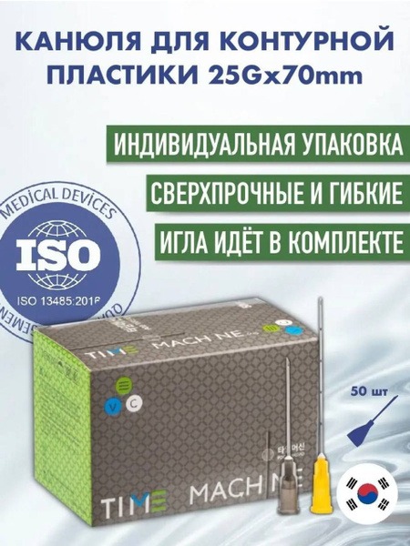 25G Cannula for Contouring (50 Pack, 70mm)