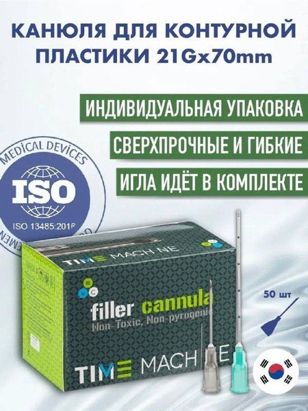 21G Cannula for Contouring (50 Pack, 70mm)