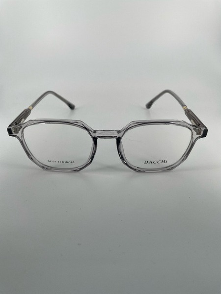 Dacchi D34131: Clear Round Plastic Eyeglass Frames (Men's &amp; Women's)