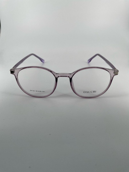 Dacchi D34132: Clear Round Plastic Eyeglass Frames (Men's &amp; Women's)