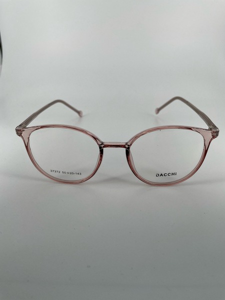 Dacchi D37372: Clear Round Plastic Eyeglass Frames (Men's & Women's)