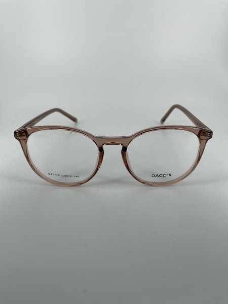 Dacchi D37776 Clear Round Plastic Eyeglass Frames (Unisex)