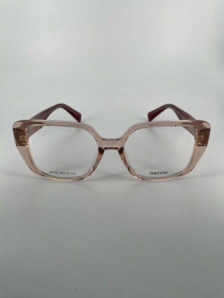 Dacchi D34118: Large Clear Plastic Women's Eyeglass Frames