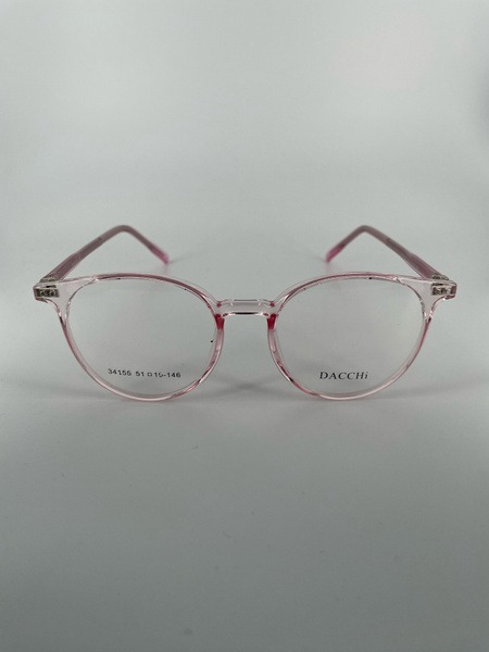 Dacchi D34155: Clear Round Plastic Eyeglass Frames (Men's &amp; Women's)