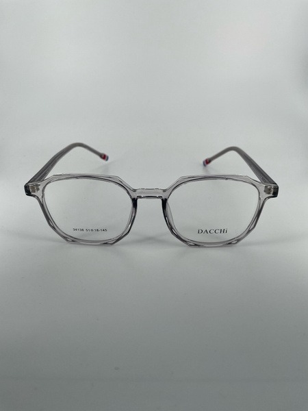 Dacchi D34138 Clear Round Plastic Eyeglass Frames (Men's & Women's)