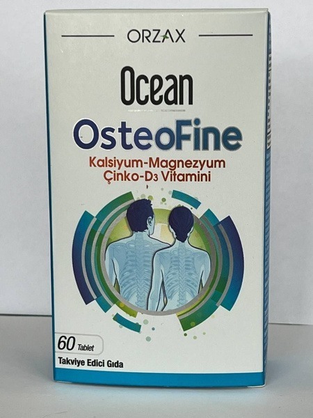 Osteofine Calcium &amp; Vitamin Supplement for Spine Health (60 Capsules)