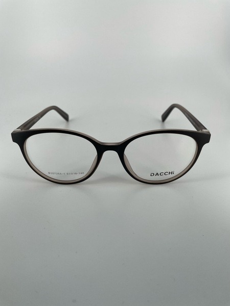 Black Round Plastic Eyeglass Frames (Men's & Women's) - Dacchi D35728A-1
