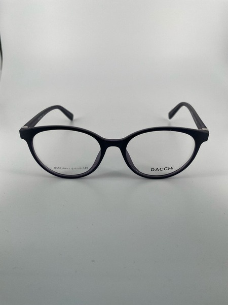 Black Round Plastic Eyeglass Frames (Men's &amp; Women's) - Dacchi D35728A-1