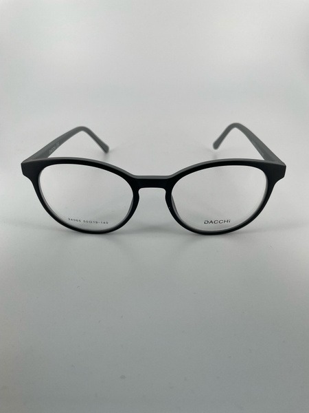 Black Round Plastic Eyeglass Frames (Men's & Women's) - Dacchi D34065