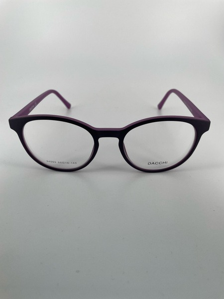 Dacchi D34065 Black Round Plastic Eyeglass Frames (Men's & Women's)