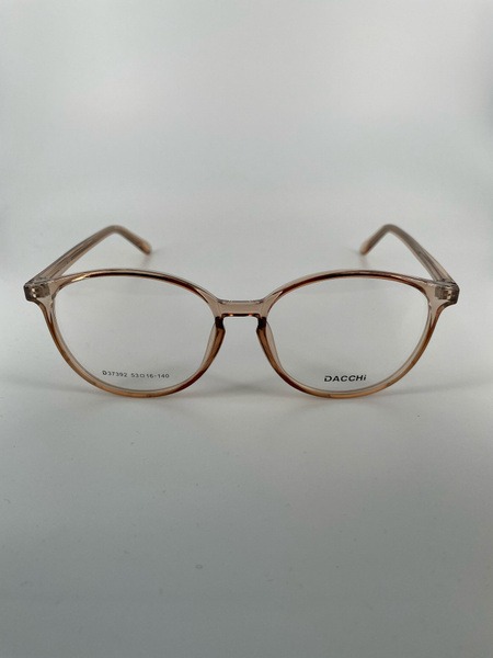 Dacchi D37392 Clear Round Plastic Eyeglass Frames (Unisex)