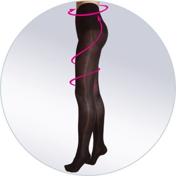 Black Compression Stockings, 20-30 mmHg