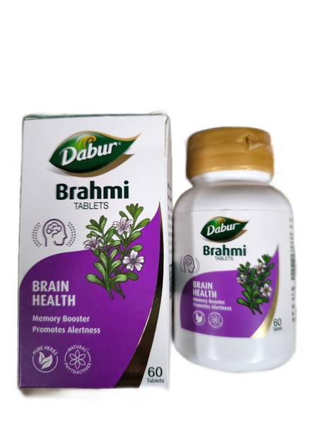 Dabur Brahmi Capsules: 60 Count Brain Supplement