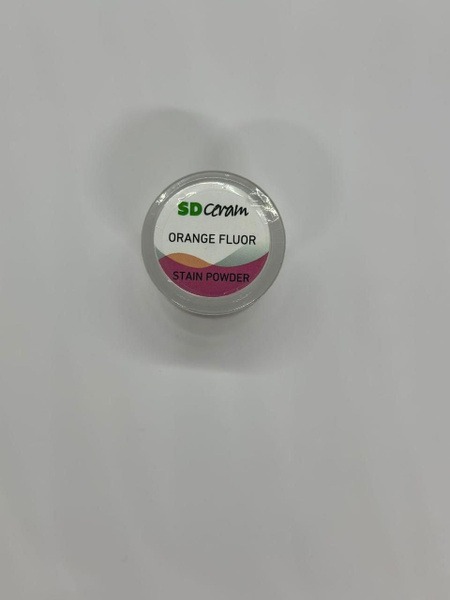 SD Ceram Stain Powder: Orange Flour Dye (3g)