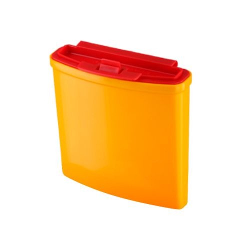 Disposable Needle &amp; Sharp Disposal Container (0.25L, Yellow)
