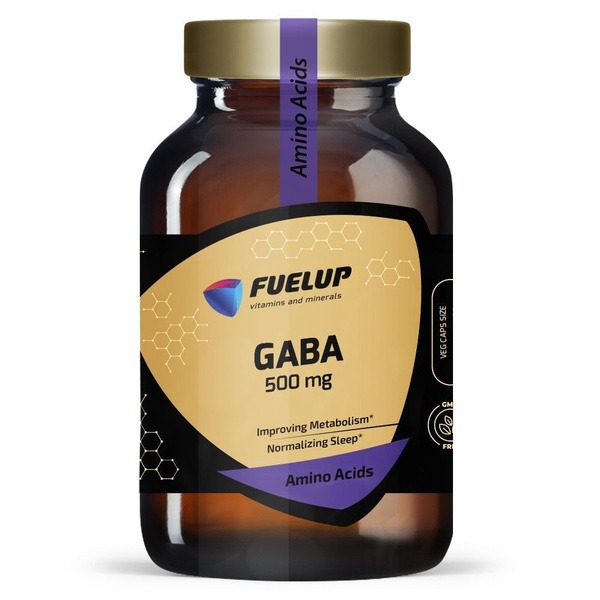 GABA 500mg Capsules (100 Count): Boost Metabolism &amp; Sleep