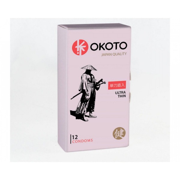 OKOTO Ultra Thin Condoms: #12, 12-Pack