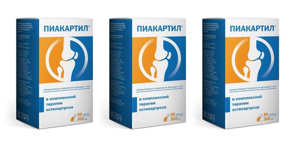 Piascartil Joint &amp; Spine Support: 90 Capsules (300mg) - 3 Packs