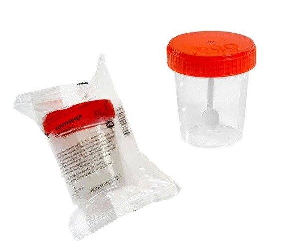 60ml Biomaterial Collection Containers with Spatulas (20 Pack)