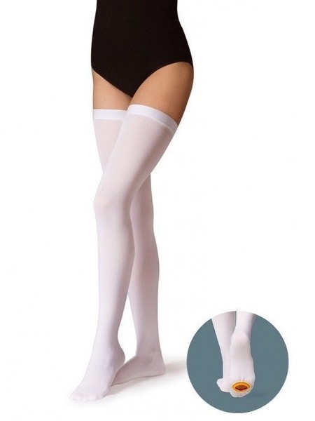 B.Well Compression Socks (White, Class 1, 1 Pair)