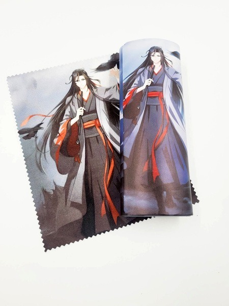 Anime Eyeglass Case with Cleaning Cloth