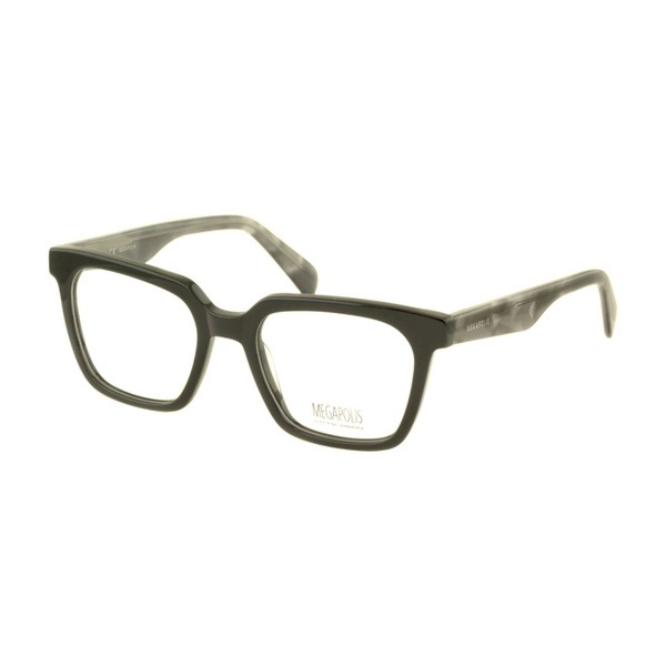 Megapolis 1386 Black Eyeglass Frames with Case