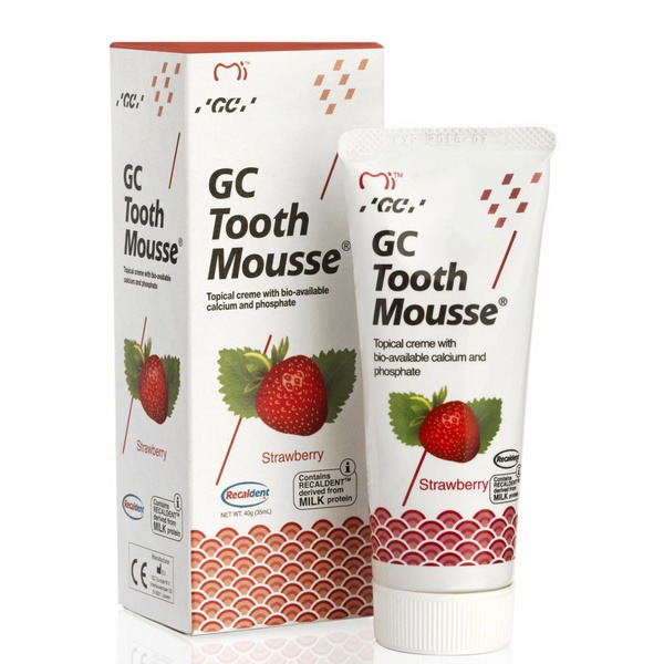 Tussmuss Tooth Mousse (40g Strawberry): Remineralizing &amp; Sensitivity Relief