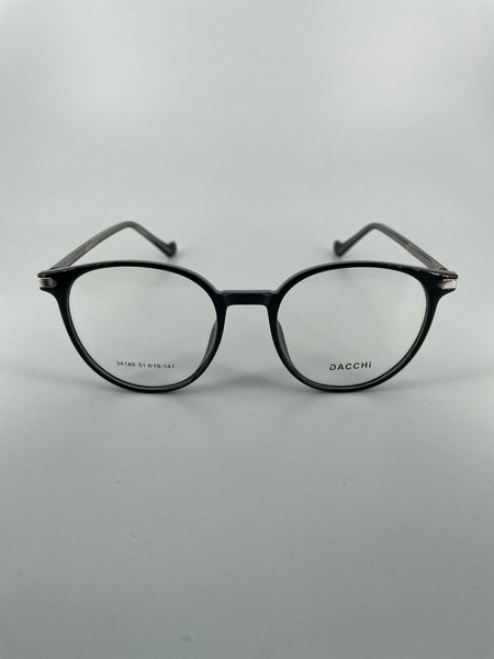 Dacchi D34140: Clear Round Plastic Eyeglass Frames (Men's &amp; Women's)