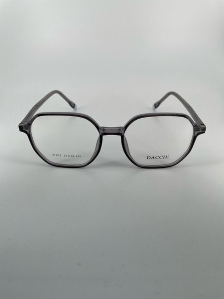 Dacchi D37939: Clear Round Plastic Eyeglass Frames (Men's & Women's)
