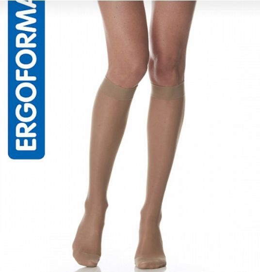 Ergoforce Compression Socks (Black, 20-30 mmHg, 2 Pack)