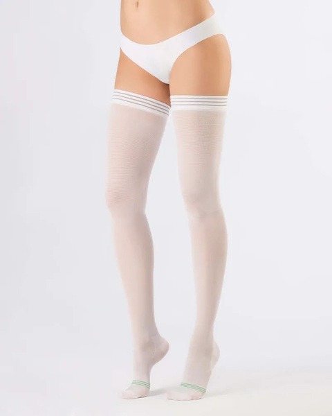 Ofa Bamberg Compression Stockings: White, Class 1
