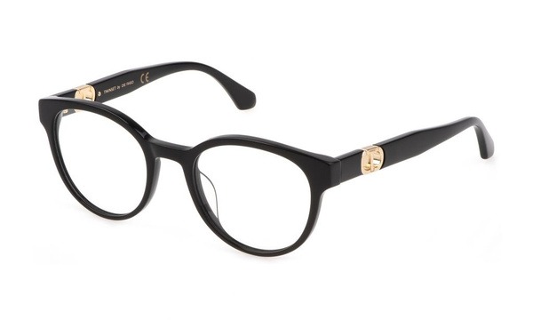 Twinset VTW008 Shiny Black Eyeglass Frames