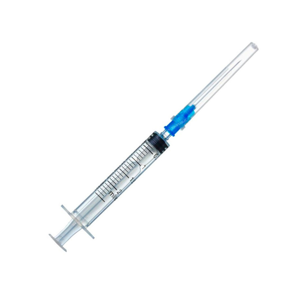 Syringes No. 100 injection single use 2A "Luer"