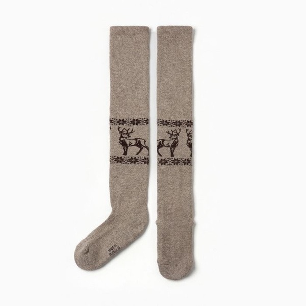 Beige Compression Stockings