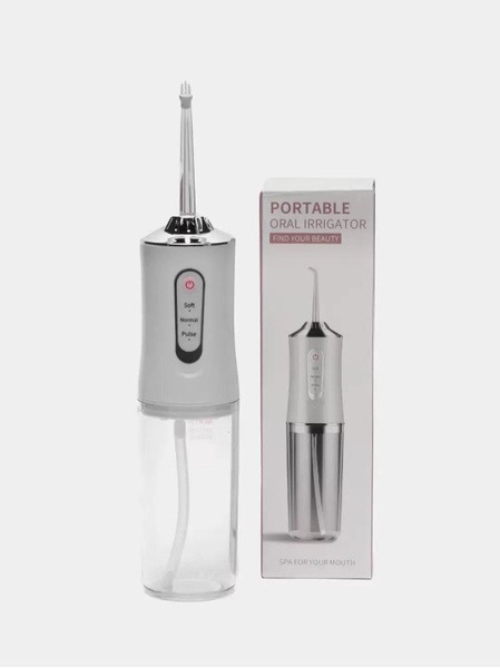 Portable Wireless Oral Irrigator: 3 Modes, 4 Jet Tips for Adults &amp; Kids