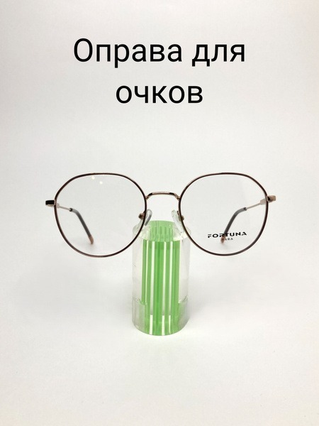 Round Metal Eyeglass Frames: Fortuna