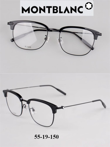 Montblanc MB0316OA Titanium Eyeglass Frames for Myopia