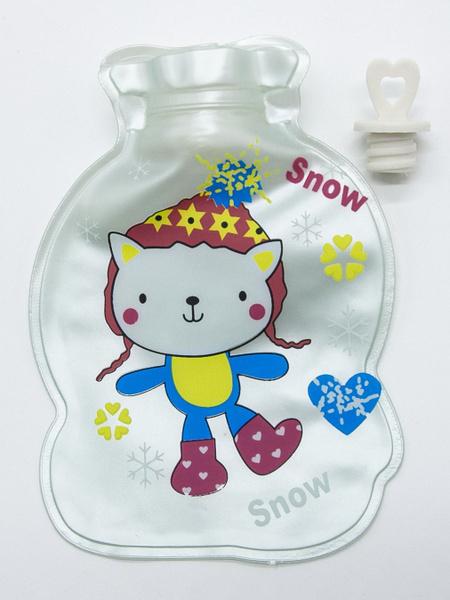 Mint Green Cat &amp; Snow Heating Pad