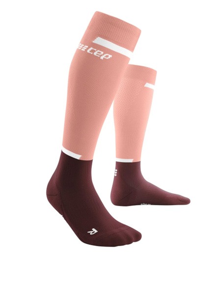 CEP Compression Socks: Pink & Burgundy, 20-30 mmHg, Single Sock
