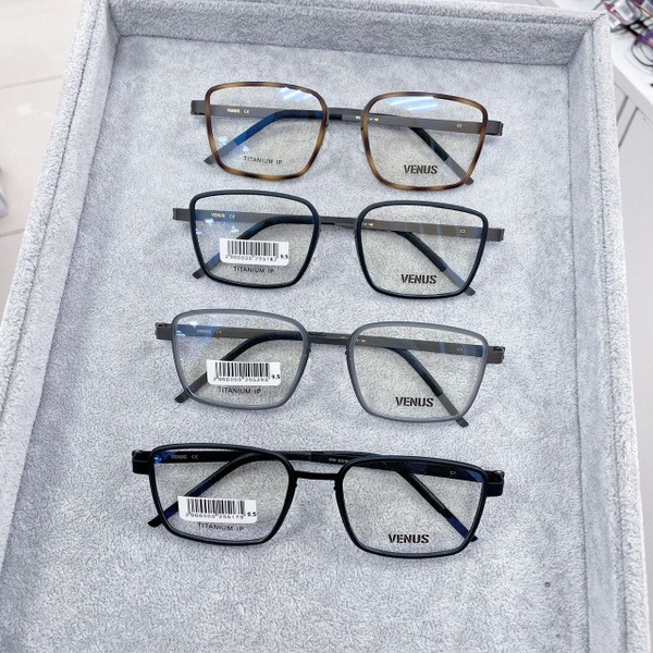 Titanium Prescription Glasses:  Venus Style, Super Thin 1.67 Lenses