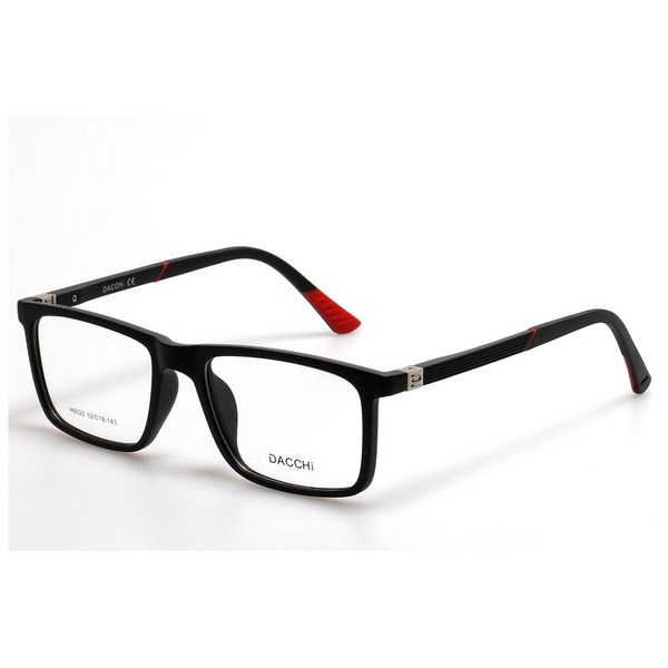 Unisex Black Rectangular Plastic Eyeglass Frames - Jlur Optic 02024683