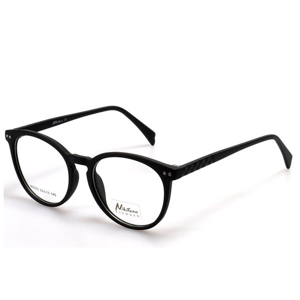 Women's Black Round/Panto Rimmed Plastic Eyeglass Frames - Jlur Optic 02023171